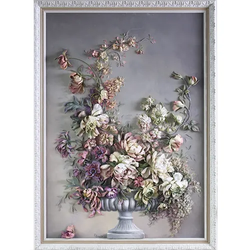Baroque Bouquet — sculpture painting by Evgenia Ermilova