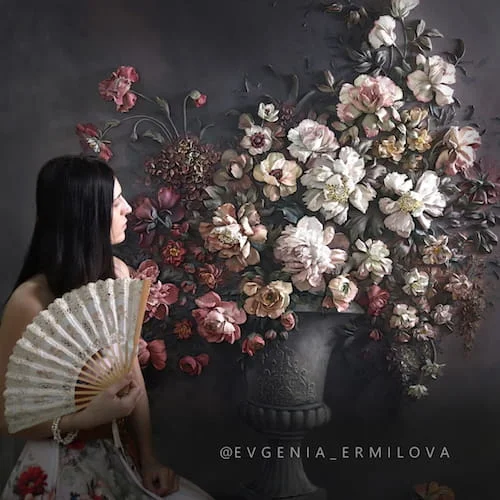 Evgenia Ermilova — artist and inventor of sculpture painting