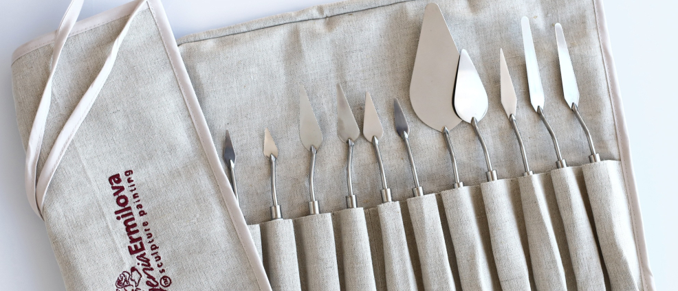 What palette knives are needed for sculptural painting